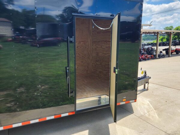 8.5x28 Black V-Nose Enclosed Trailer with Blackout Pkg (2) 7K Axles - Image 14