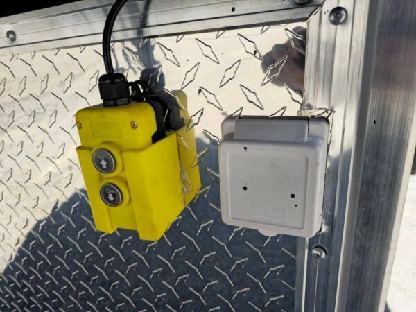 Custom Enclosed Trailer 8.5' X 42' White Toy Hauler - Image 11