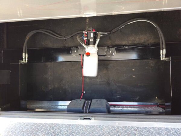 Custom Enclosed Trailer 8.5' X 42' White Toy Hauler - Image 12