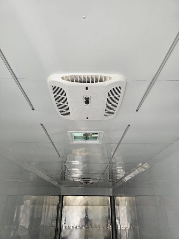 Custom Enclosed Trailer 8.5' X 42' White Toy Hauler - Image 22
