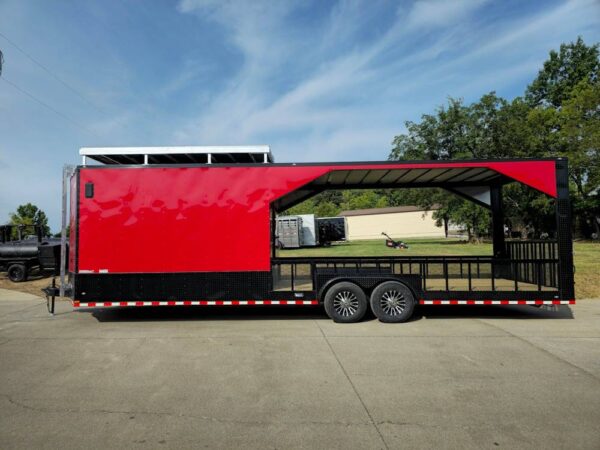 8.5x30 Red Hybrid Drone & Equipment Hauler Enclosed Trailer - Image 8