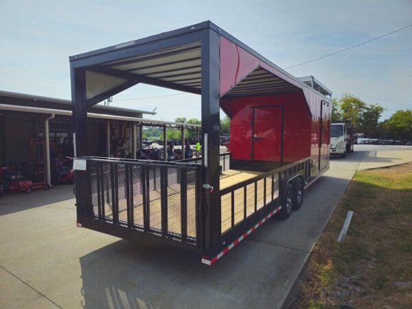 8.5x30 Red Hybrid Drone & Equipment Hauler Enclosed Trailer - Image 12