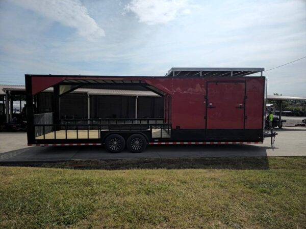 8.5x30 Red Hybrid Drone & Equipment Hauler Enclosed Trailer - Image 18