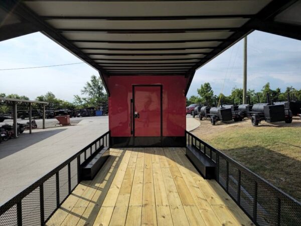 8.5x30 Red Hybrid Drone & Equipment Hauler Enclosed Trailer - Image 15