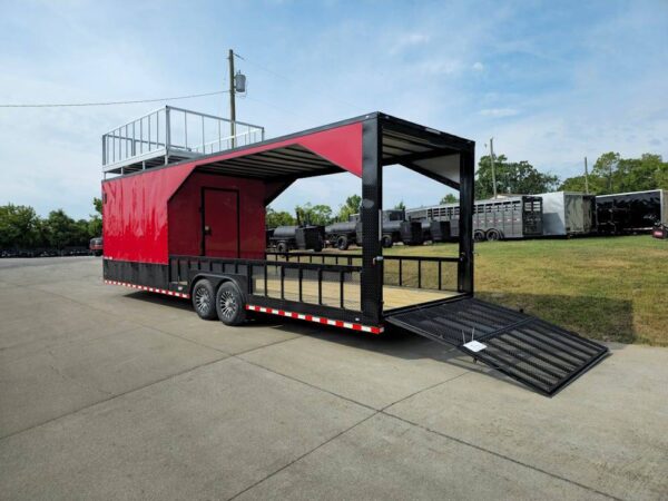 8.5x30 Red Hybrid Drone & Equipment Hauler Enclosed Trailer - Image 13