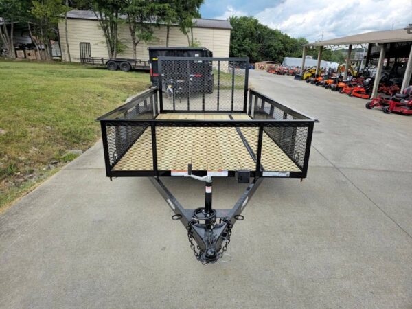 7' X 12' Straight Deck Utility Trailer 2ft Mesh - Image 2