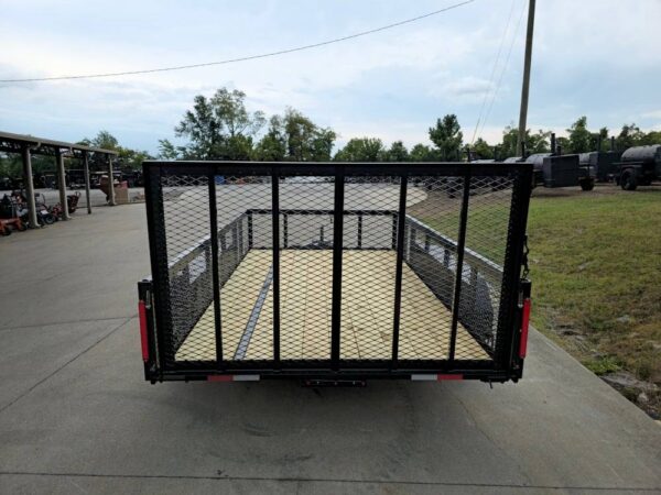 7' X 12' Straight Deck Utility Trailer 2ft Mesh - Image 6