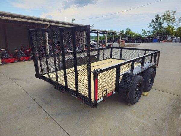 7' X 12' Straight Deck Utility Trailer 2ft Mesh - Image 7