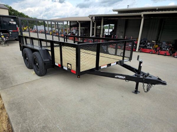 7' X 12' Straight Deck Utility Trailer 2ft Mesh - Image 10