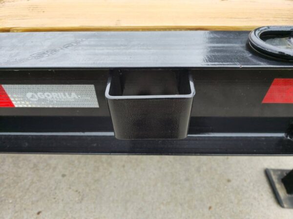 7x20 Gooseneck Equipment Trailer (2) 7K Axles Standup Ramps - Image 9