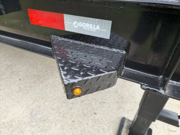 7x20 Gooseneck Equipment Trailer (2) 7K Axles Standup Ramps - Image 10