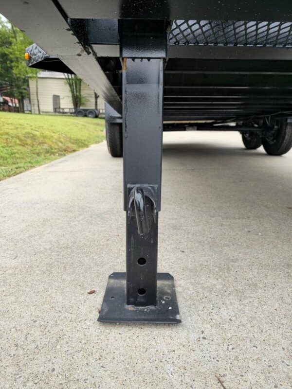 7x20 Gooseneck Equipment Trailer (2) 7K Axles Standup Ramps - Image 11