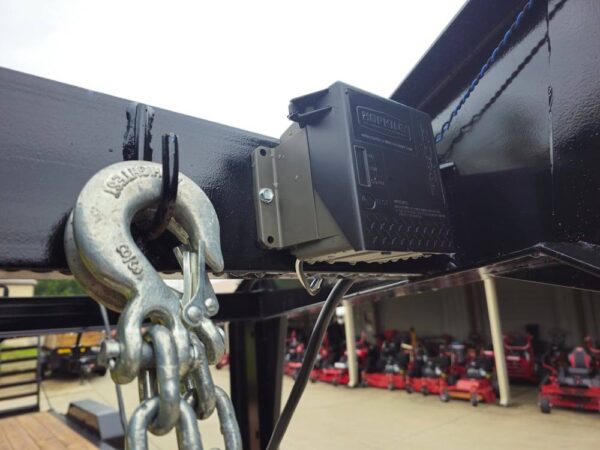 7x20 Gooseneck Equipment Trailer (2) 7K Axles Standup Ramps - Image 12