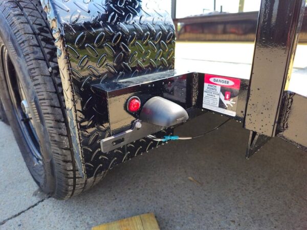 7x14 Dovetail Utility Trailer with Side Gate and Rear Gate (2) 3500lb Axles - Image 7
