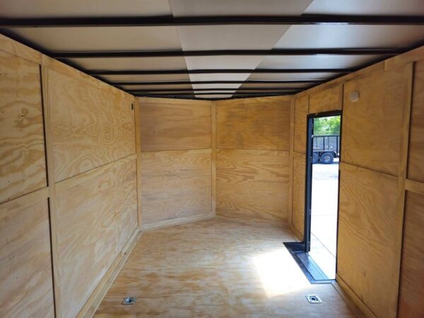 8.5x24 Neon Green Enclosed Trailer with Blackout Trim  (2) 5200lb Axles - Image 15