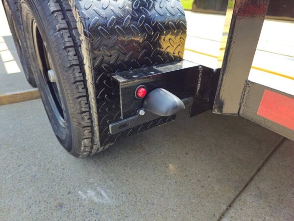 6.4x18 Utility Trailer Powder Coated Dovetail (2) 3,500lb Axles 7k GVWR - Image 6