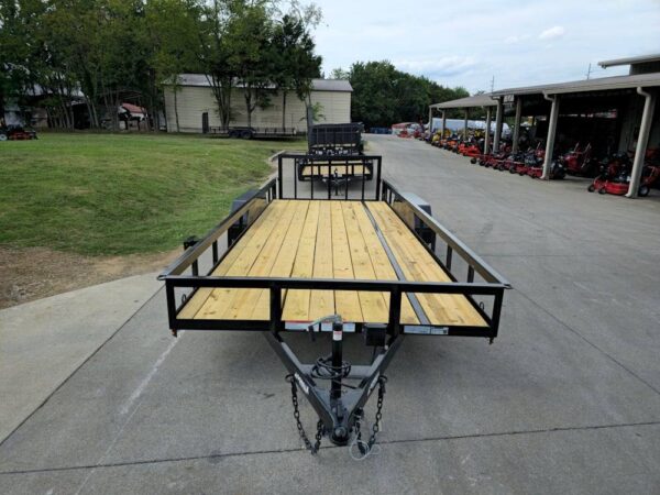 7x20 Utility Trailer Dovetail Powder Coated (2) 3500lb Axles 7k GVWR - Image 4