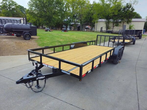 7x20 Utility Trailer Dovetail Powder Coated (2) 3500lb Axles 7k GVWR - Image 5