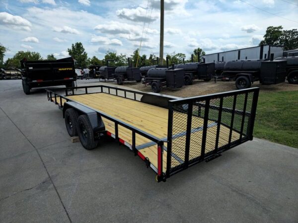 7x20 Utility Trailer Dovetail Powder Coated (2) 3500lb Axles 7k GVWR - Image 7