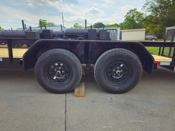 7x20 Utility Trailer Dovetail Powder Coated (2) 3500lb Axles 7k GVWR - Image 8