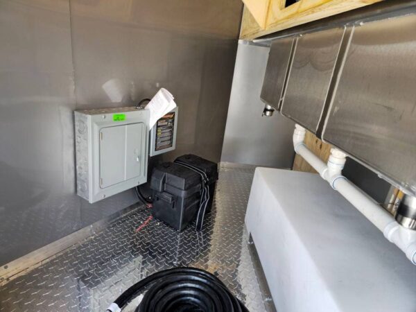 8.5' X 16' Indigo Blue Concession Trailer Food Event Catering - Image 4
