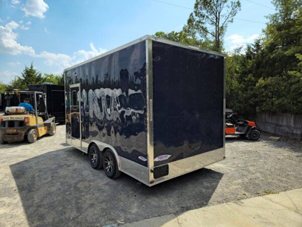 8.5' X 16' Indigo Blue Concession Trailer Food Event Catering - Image 9