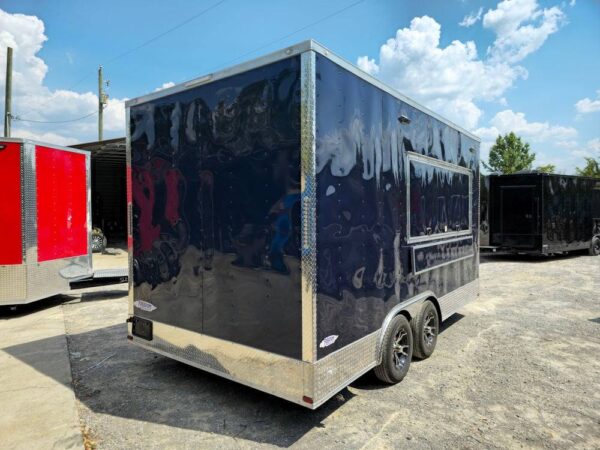 8.5' X 16' Indigo Blue Concession Trailer Food Event Catering - Image 11