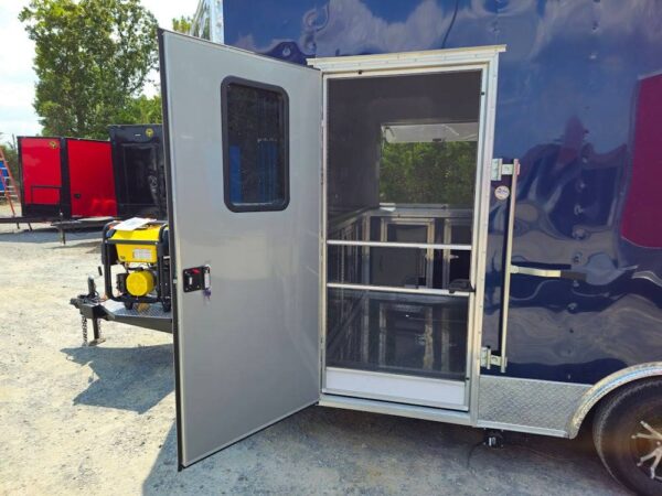 8.5' X 16' Indigo Blue Concession Trailer Food Event Catering - Image 17