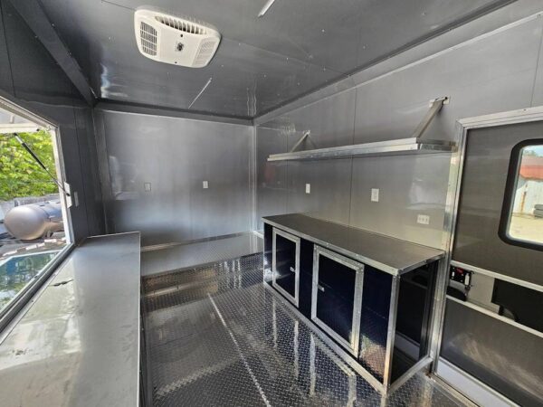 8.5' X 16' Indigo Blue Concession Trailer Food Event Catering - Image 21