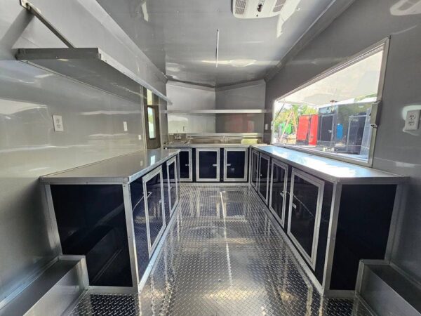 8.5' X 16' Indigo Blue Concession Trailer Food Event Catering - Image 23