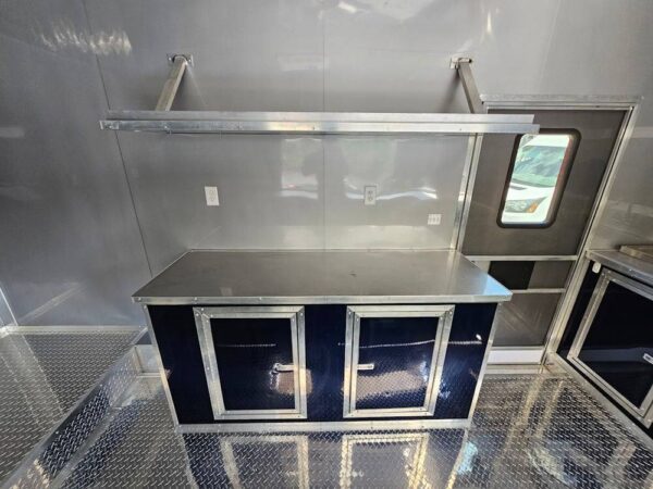 8.5' X 16' Indigo Blue Concession Trailer Food Event Catering - Image 26