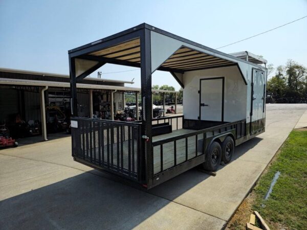 Enclosed Trailer 8.5' X 24' White Hybrid Drone and Equipment Hauler - Image 4