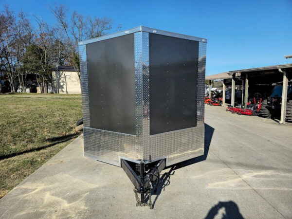 Enclosed Trailer 8.5' X 24' Tandem Axle Charcoal Grey 7' Interior Motorcycle Car Hauler - Image 2