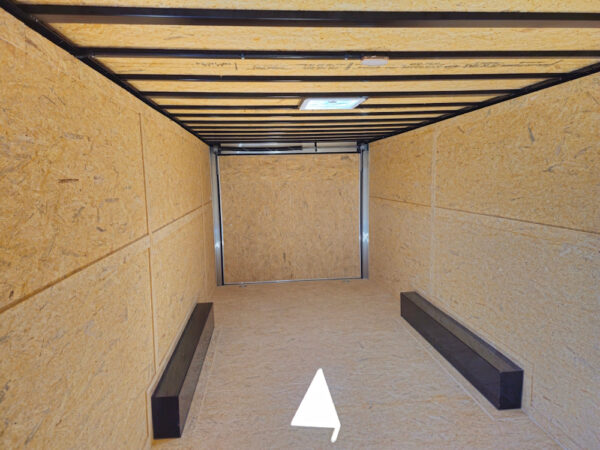 Enclosed Trailer 8.5' X 24' Tandem Axle Charcoal Grey 7' Interior Motorcycle Car Hauler - Image 11