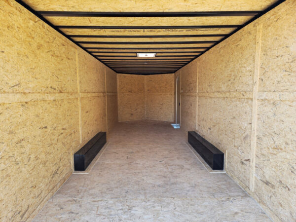 Enclosed Trailer 8.5' X 24' Tandem Axle Charcoal Grey 7' Interior Motorcycle Car Hauler - Image 21