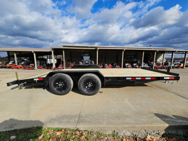 7' X 18' Wood Deck Car Hauler WIth Removable Fender 5,200 lb Axles - Image 11