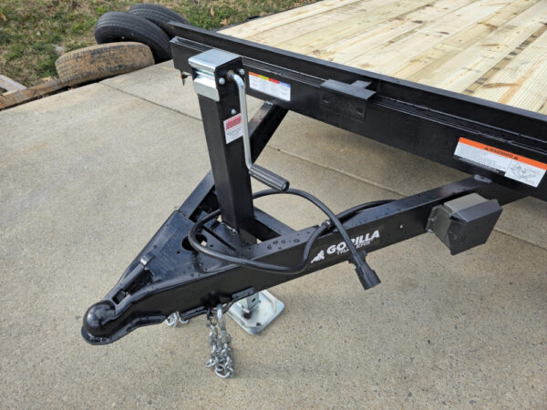 7' X 18' Wood Deck Car Hauler WIth Removable Fender 5,200 lb Axles - Image 13