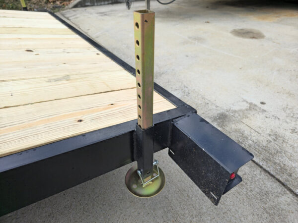 7' X 18' Wood Deck Car Hauler WIth Removable Fender 5,200 lb Axles - Image 17