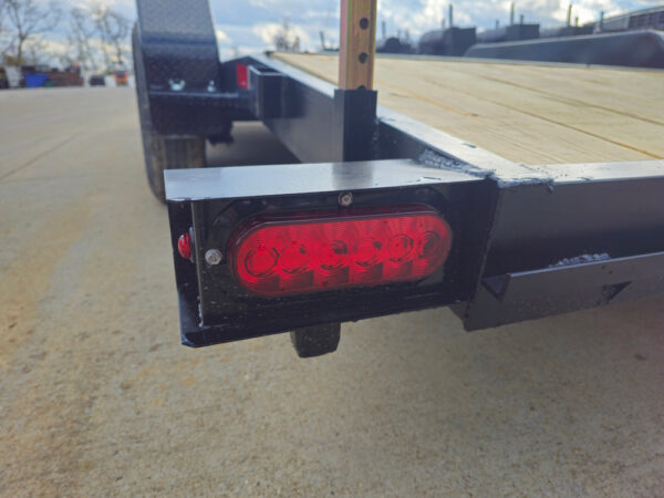 7' X 18' Wood Deck Car Hauler WIth Removable Fender 5,200 lb Axles - Image 18