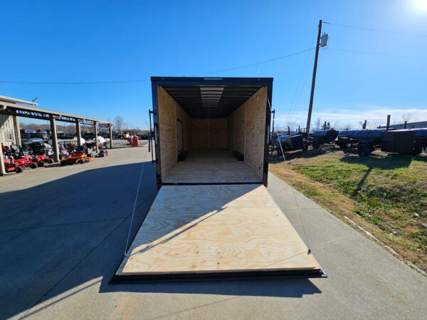 8.5x28 V-Nose Enclosed Trailer Black Out and Escape Door (2) 5,200lb Axles - Image 15