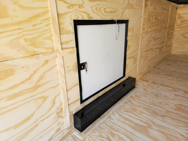 8.5x28 V-Nose Enclosed Trailer Black Out and Escape Door (2) 5,200lb Axles - Image 20