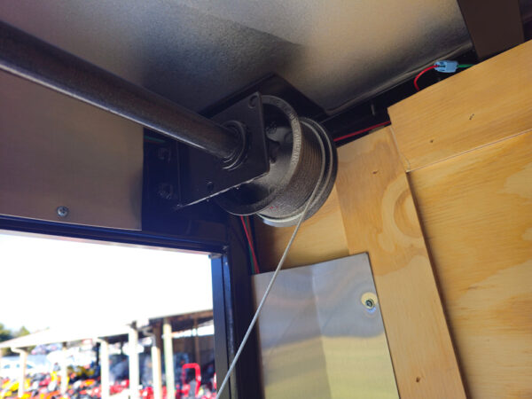 8.5x28 V-Nose Enclosed Trailer Black Out and Escape Door (2) 5,200lb Axles - Image 28