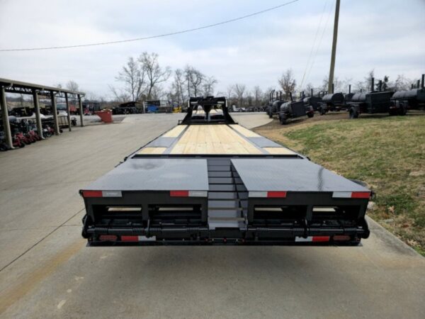 8.5x30 Gooseneck Deckover Dovetail Trailer (2) 10K Axles King Kong Ramps - Image 10