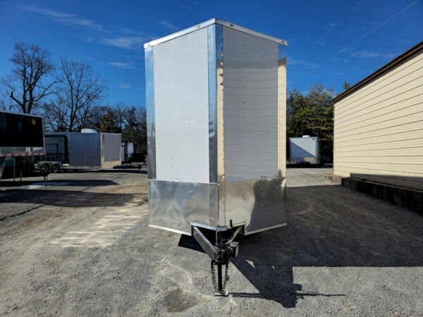 Custom Enclosed Trailer 8.5' X 24' White Cargo Event Trailer - Image 2