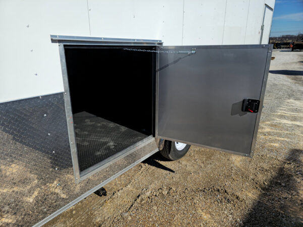 Custom Enclosed Trailer 8.5' X 24' White Cargo Event Trailer - Image 11
