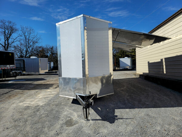 Custom Enclosed Trailer 8.5' X 24' White Cargo Event Trailer - Image 12