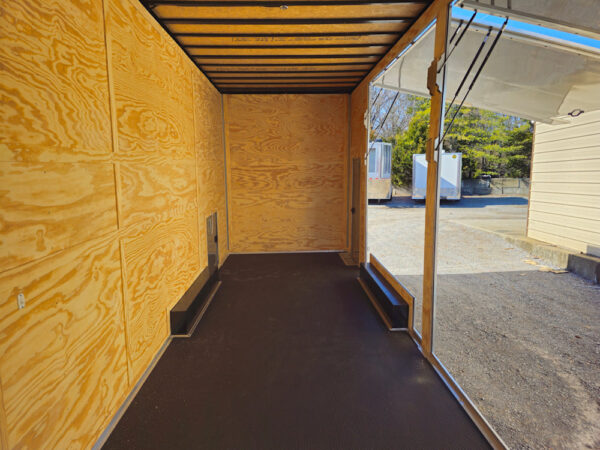 Custom Enclosed Trailer 8.5' X 24' White Cargo Event Trailer - Image 15