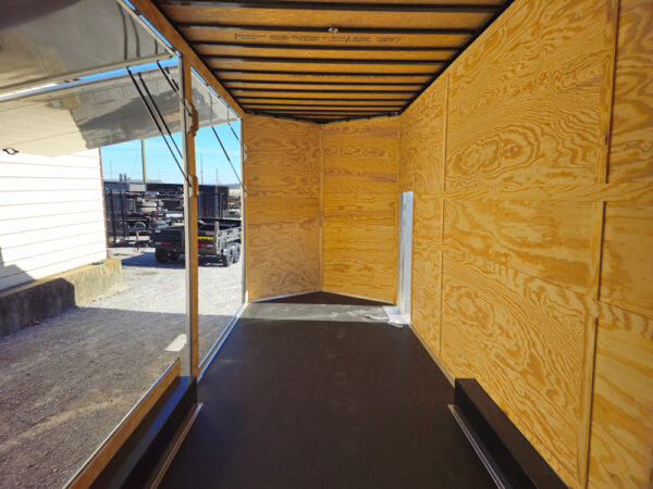 Custom Enclosed Trailer 8.5' X 24' White Cargo Event Trailer - Image 19