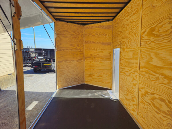 Custom Enclosed Trailer 8.5' X 24' White Cargo Event Trailer - Image 20
