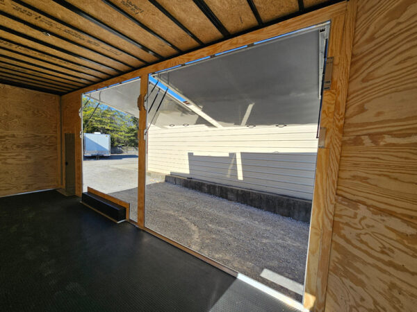 Custom Enclosed Trailer 8.5' X 24' White Cargo Event Trailer - Image 23